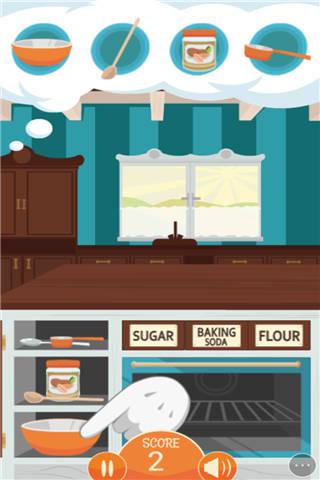 跟着艾玛制作花生酱饼干小游戏