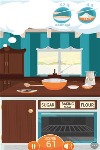 跟着艾玛制作花生酱饼干小游戏