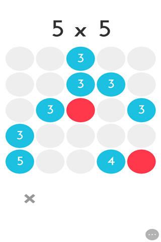 红蓝数字填色小游戏