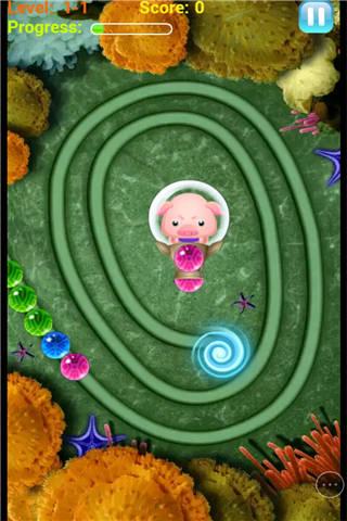 开心泡泡猪小游戏