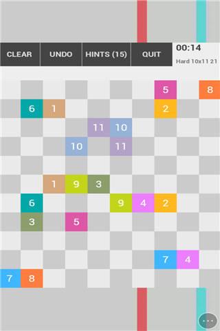 连线数字小游戏