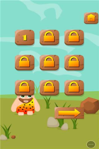 狂野穴居人小游戏