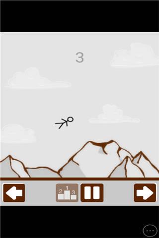 火柴人躲岩浆小游戏