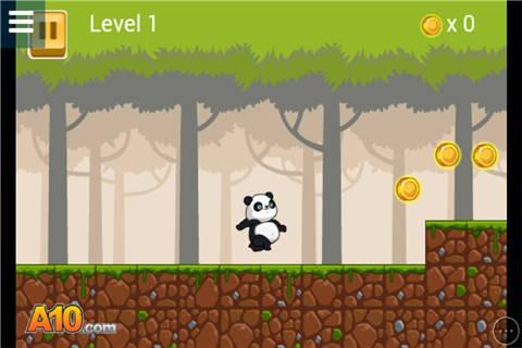 熊猫酷跑小游戏
