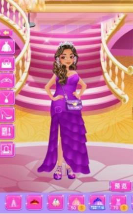 芭比公主婚礼换装