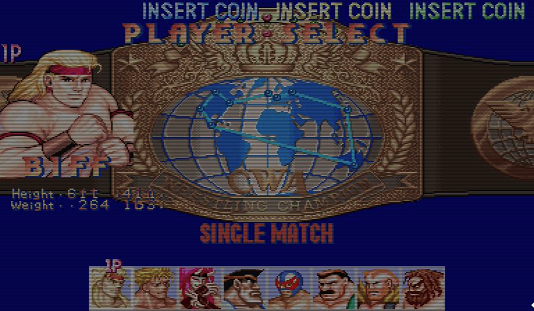 摔跤霸王(Saturday Night Slammasters)街机游戏改版