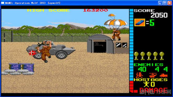 乌兹冲锋枪：野狼行动(operation wolf)街机版