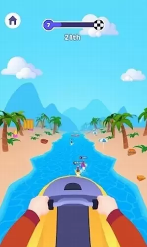 水上摩托运动员