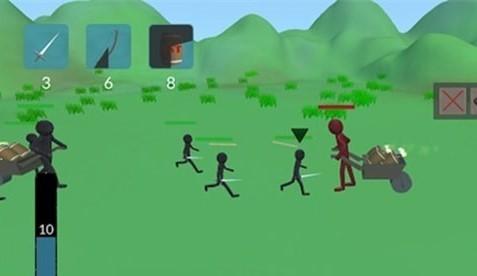 火柴人城堡战斗