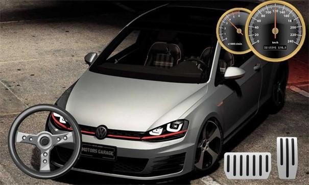 城市驾驶停车场