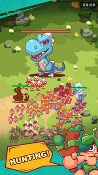 洞穴时代闲置的原始人