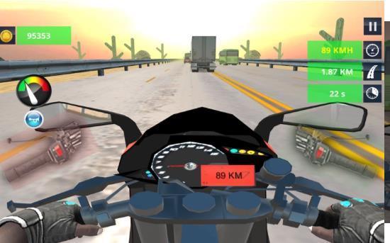 摩托骑士山特技