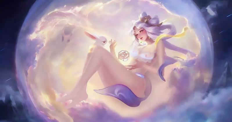 《王者荣耀》嫦娥高清福利王者荣耀去掉所有服装图分享