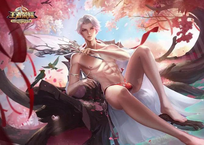 《王者荣耀》男英雄诸葛亮腹肌无遮挡高清图分享