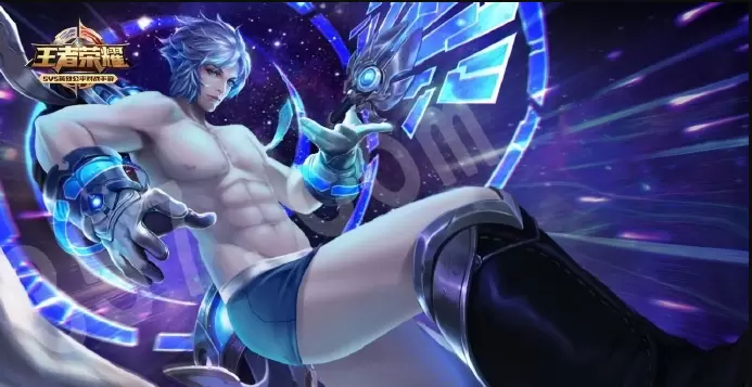 《王者荣耀》男英雄诸葛亮腹肌无遮挡高清图分享