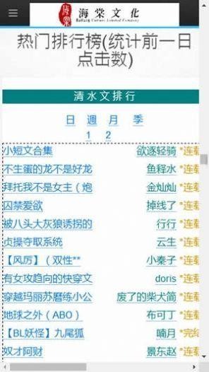 海棠线上文学城网页版进app