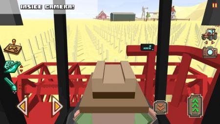 巨大的农场赛车Blocky Farm Racing