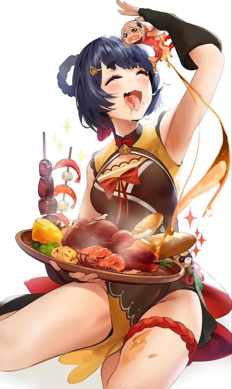 《原神》香菱去掉小内无爱心图片无水印高清图