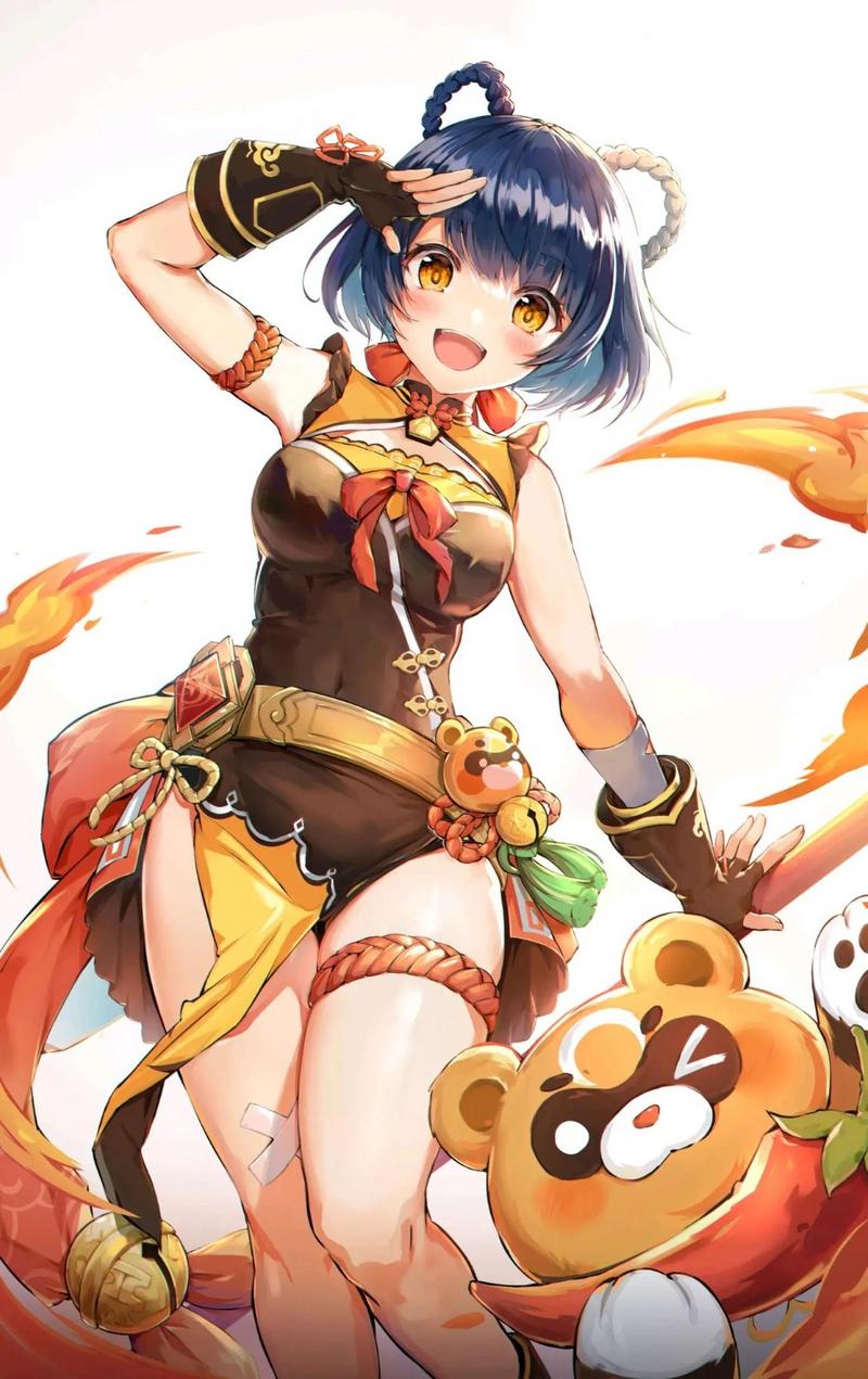 《原神》香菱去掉小内无爱心图片无水印高清图