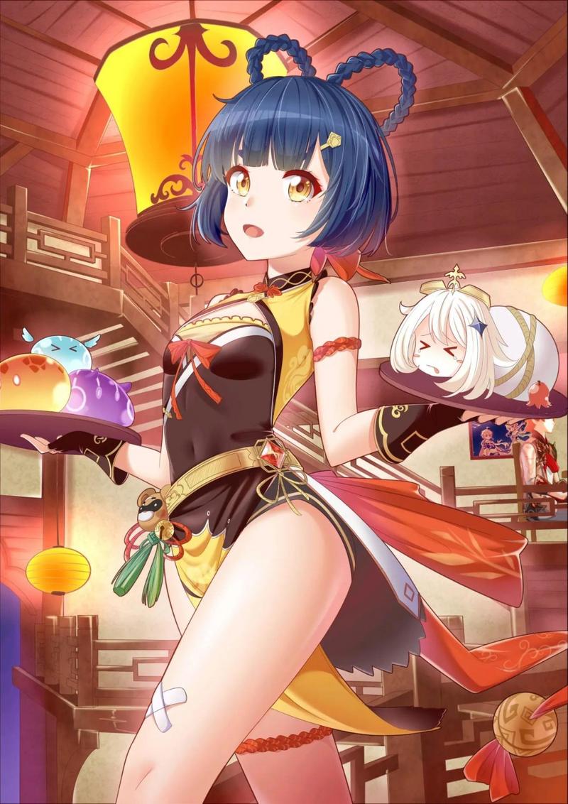 《原神》香菱去掉小内无爱心图片无水印高清图