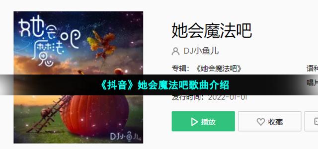 《抖音》她会魔法吧歌曲介绍