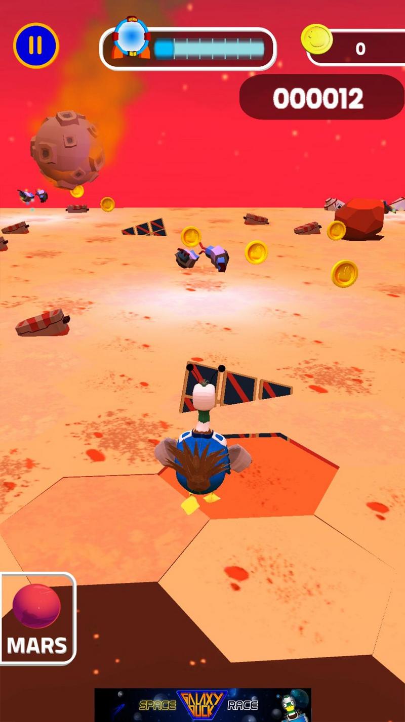 银河鸭太空奔跑手机版