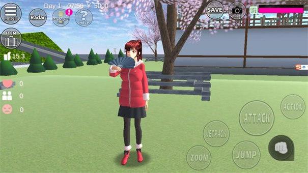 樱花校园模拟器2022高马尾