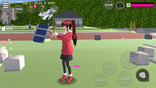 樱花校园模拟器2022高马尾