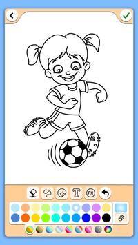 孩子们的游戏着色页Kids Games Free Coloring