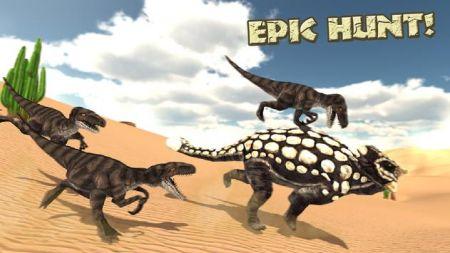 饥饿盗暴龙沙漠恐龙狩猎Hungry Raptor Desert Dinosaur Hunt
