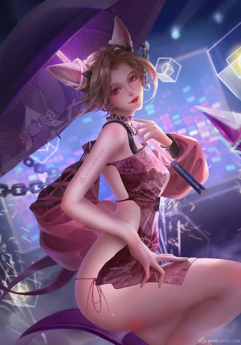 《王者荣耀》公孙离无限星赏官同人去掉小内无遮挡高清图