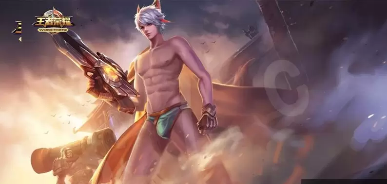 《王者荣耀》百里守约静谧之眼去掉小内腹肌无遮挡图