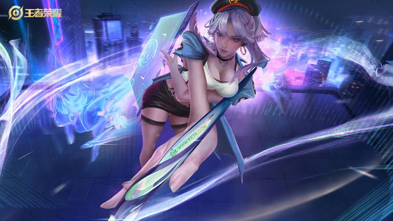 《王者荣耀》上官婉儿天狼绘梦者无衣内无布料高清图