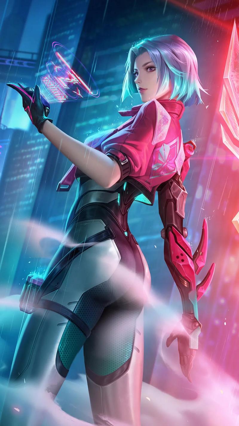 《王者荣耀》镜匿光追影者去掉所有服装高清图