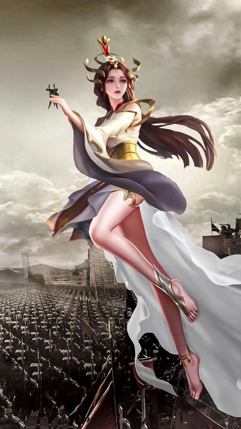 《王者荣耀》干将莫邪久胜战神去掉小内高清图分享