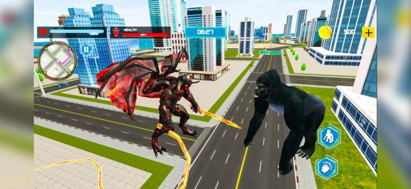 大猩猩游戏城市攻击