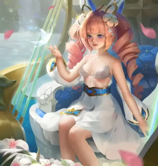 《王者荣耀》蔡文姬花朝如约去掉小内高清图分享