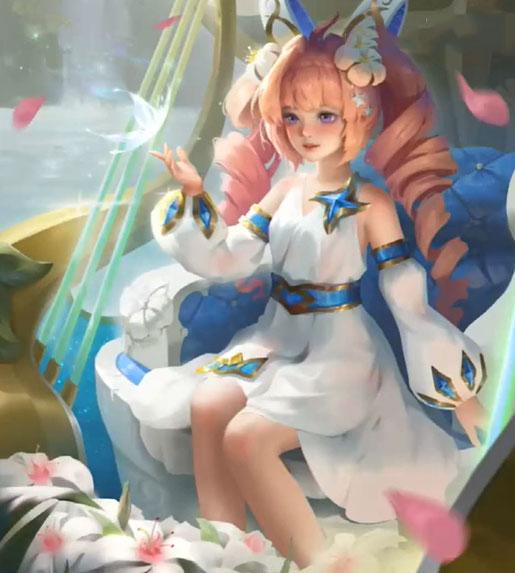 《王者荣耀》蔡文姬花朝如约去掉小内高清图分享