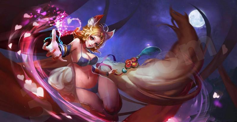 《王者荣耀》妲己去掉小内霸气爱心图分享