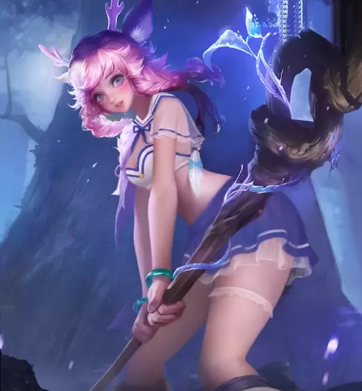 《王者荣耀》瑶嘴巴里含着铁球视频翻白眼图片