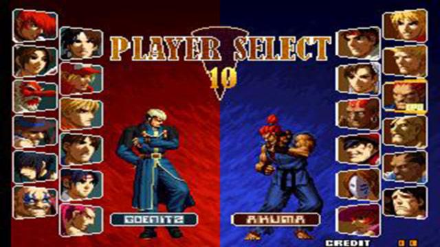 拳皇VS街霸出招简化版