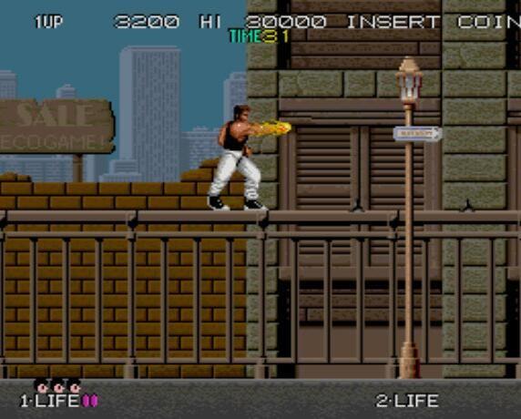 街机龙行忍者美版