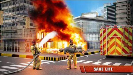 消防车驾驶救援游戏Fire Truck Driving Rescue Game