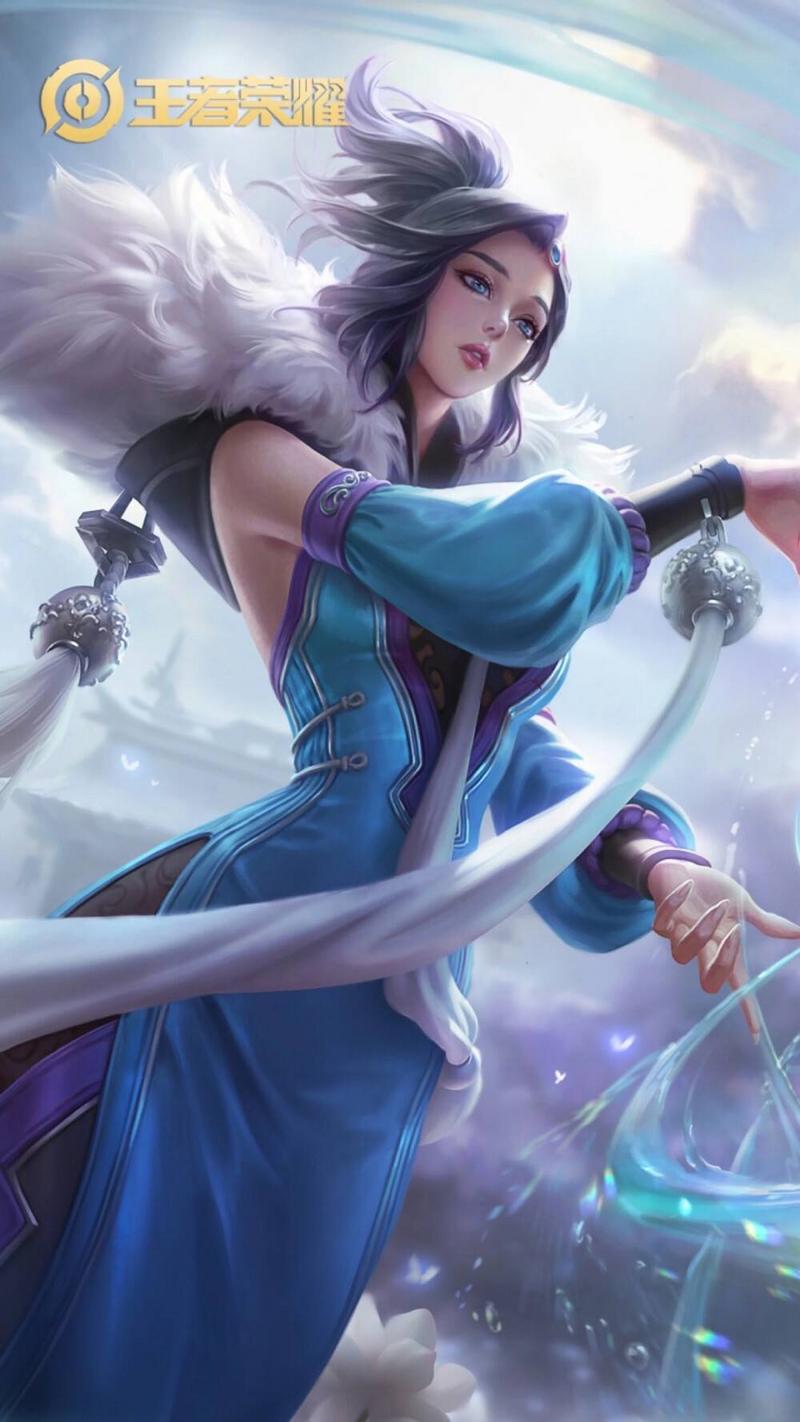 王者荣耀甄姬冰雪圆舞曲无爱心
