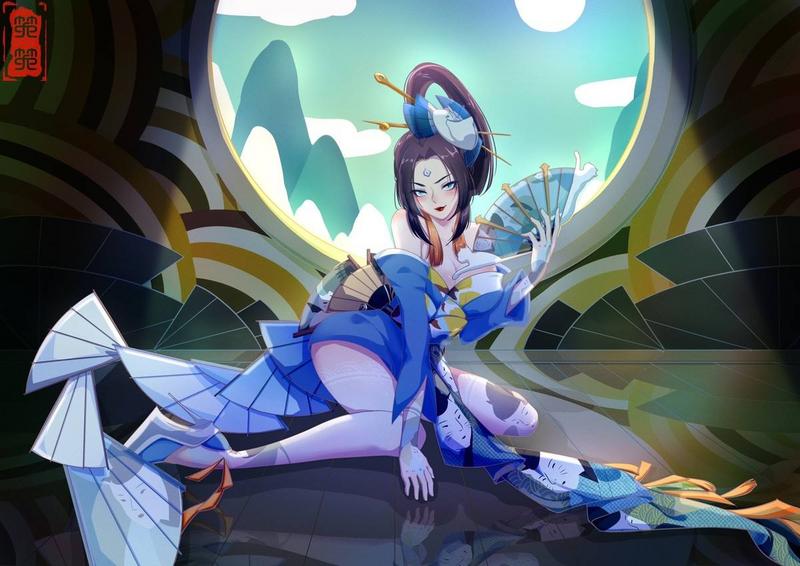 王者荣耀不知火舞魅语壁纸无爱心