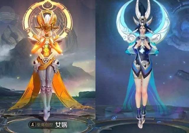 王者荣耀女娲朔望之晖皮肤图库