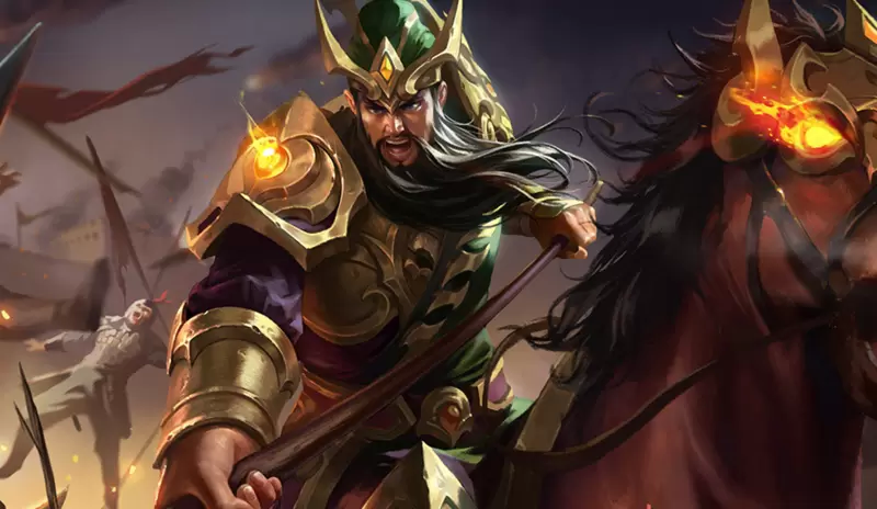 王者荣耀关羽无烟雾美图高清