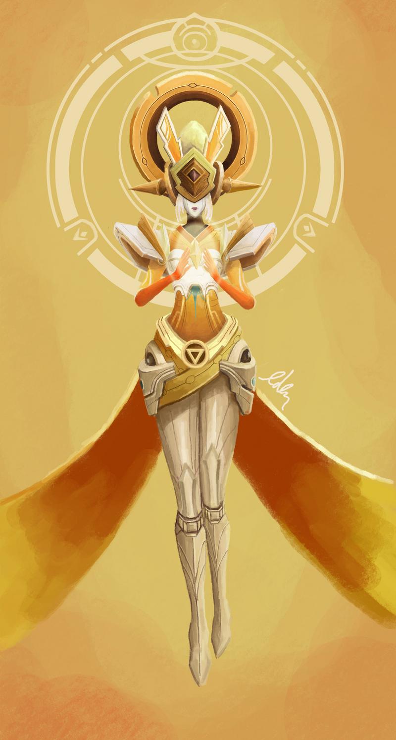 王者荣耀女娲无爱心同人图高清