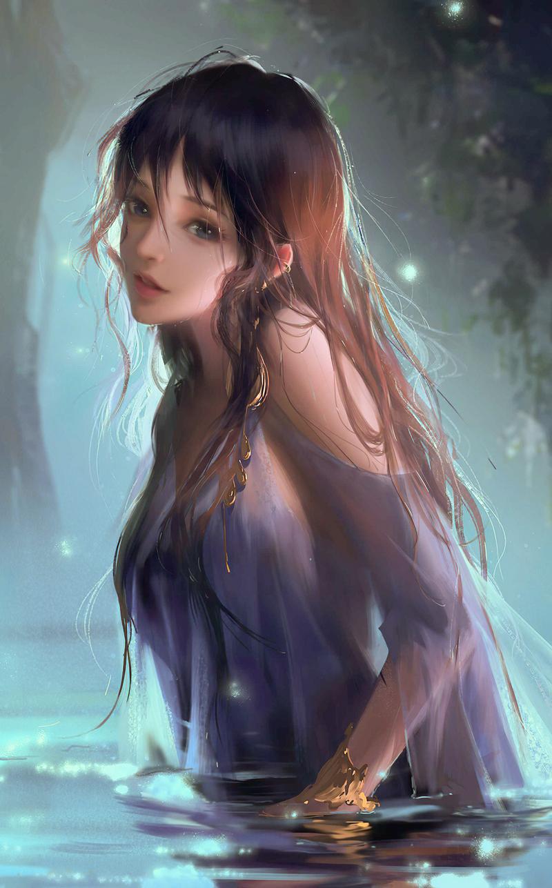 《王者荣耀》西施出水芙蓉高清无水印壁纸