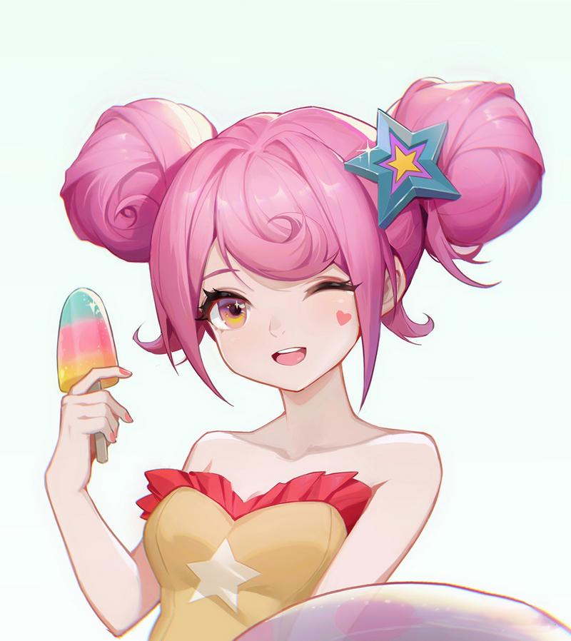 小乔缤纷独角兽头像可爱